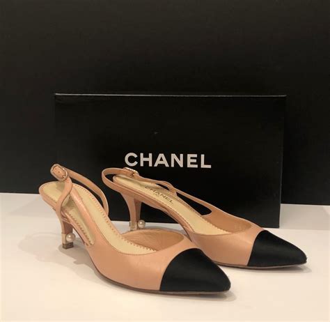 slingback pumps chanel|Chanel slingback price euro.